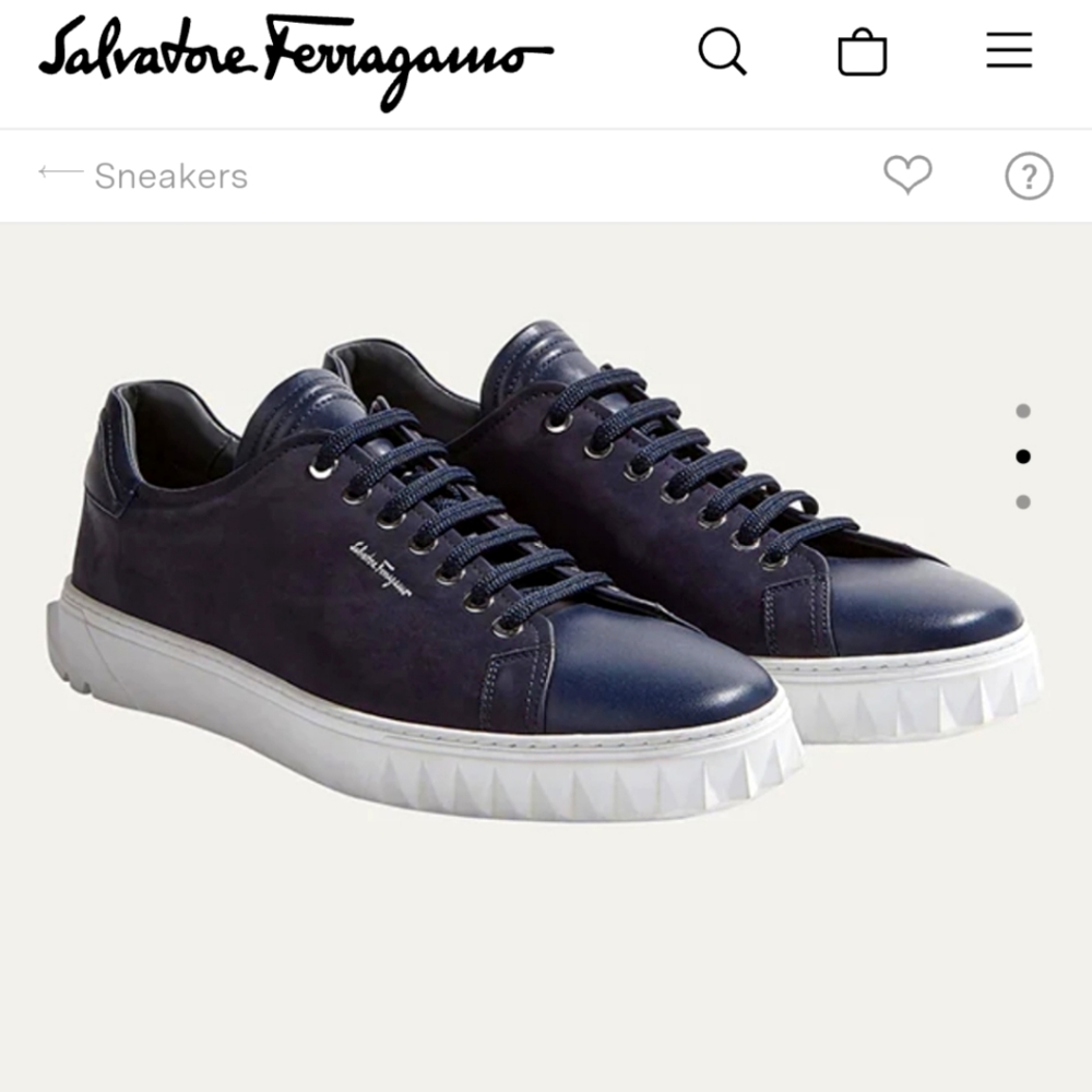 Ferragamo Leather Sneaker